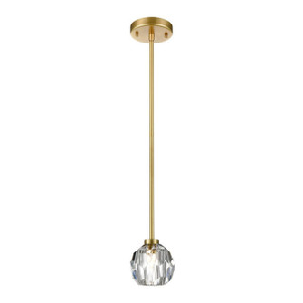 Parisian One Light Mini Pendant in Aged Brass (360|MP400351AGB)