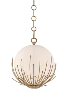 Consus One Light Mini Pendant in Aged Brass (360|MP400161AGB)