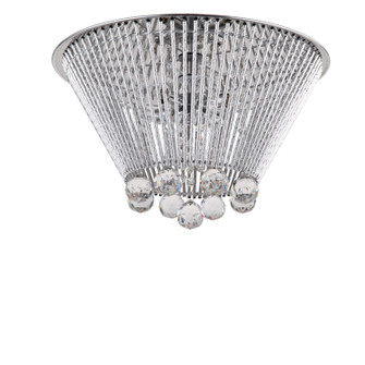 Dallas Four Light Flush Mount in Chrome (360|FM600284CH)