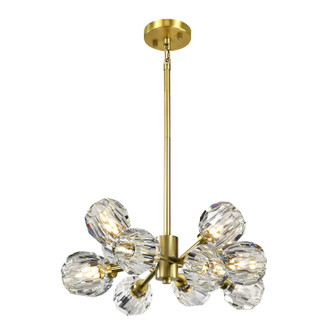 Parisian 12 Light Chandelier in Aged Brass (360|CD1050612AGB)
