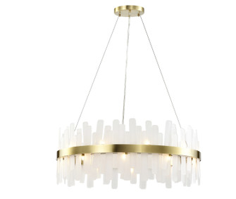 Torrent 20 Light Chandelier in Aged Brass (360|CD1037120AGB)