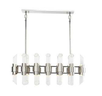 Pillar 24 Light Chandelier in Polished Nickel (360|CD1036824PN)