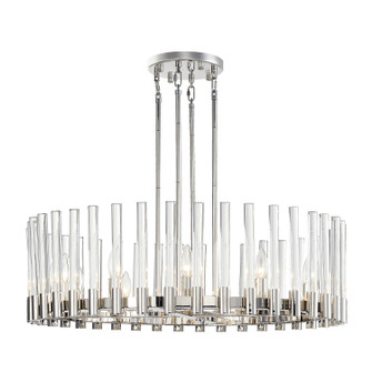 Julian 12 Light Chandelier in Polished Nickel (360|CD1035812PN)