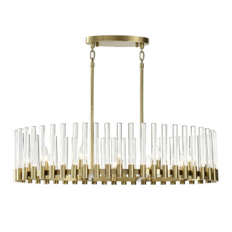 Julian 12 Light Chandelier in Aged Brass (360|CD1035512AGB)