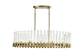 Julian 12 Light Chandelier in Aged Brass (360|CD1035512AGB)