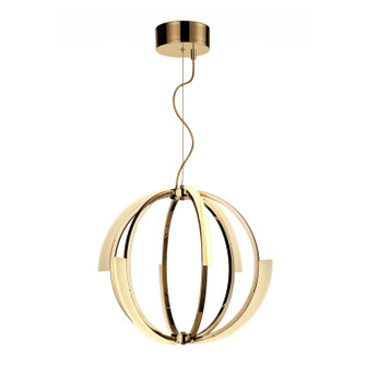 Moonlight LED Chandelier in Aged Brass (360|CD10348LEDAGB)