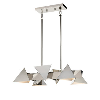 Avante Six Light Chandelier in Polished Nickel (360|CD103396PN)