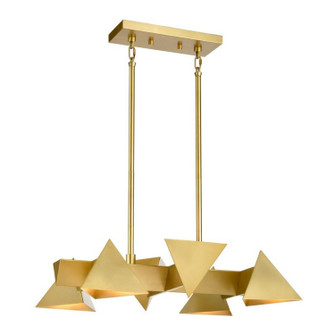Avante Six Light Chandelier in Aged Brass (360|CD103386AGB)