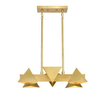 Avante Six Light Chandelier in Aged Brass (360|CD103386AGB)