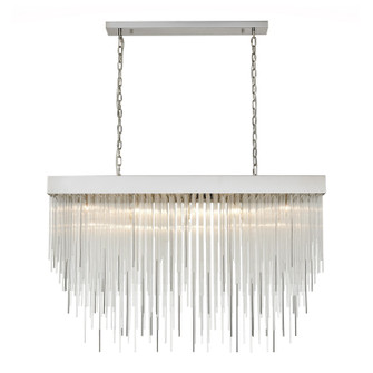 Waterfall 17 Light Chandelier in Polished Nickel (360|CD1033117PN)