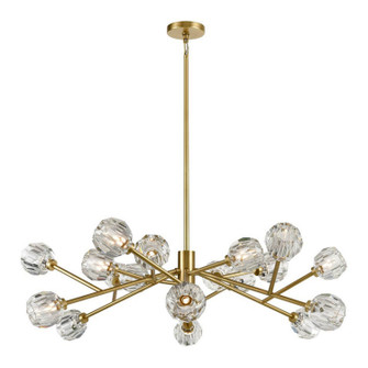 Parisian 18 Light Chandelier in Aged Brass (360|CD1030718AGB)
