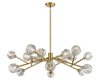 Parisian 18 Light Chandelier in Aged Brass (360|CD1030718AGB)
