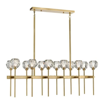 Parisian 12 Light Chandelier in Aged Brass (360|CD1030312AGB)