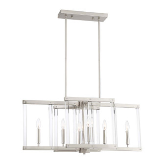 Regent Six Light Chandelier in Polished Nickel (360|CD102956PN)