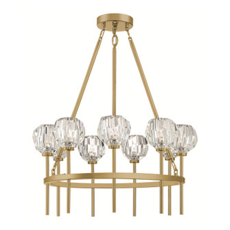 Parisian Nine Light Chandelier in Aged Brass (360|CD102709AGB)