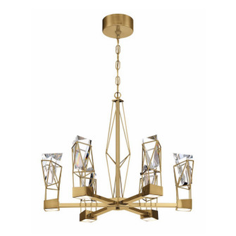Gem LED Chandelier in Aged Brass (360|CD10252LEDAGB)