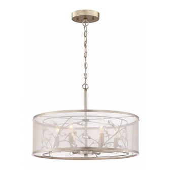 Vine Six Light Chandelier in Burnished Silver (360|CD102016BNS)