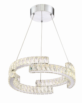 Shift LED Chandelier in Chrome (360|CD10192LEDCH)