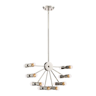 London 16 Light Chandelier in Polished Nickel (360|CD1018016PN)