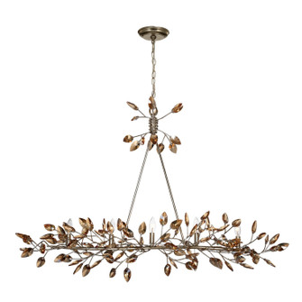 Misthaven Five Light Chandelier in Silver Leaf w/Antique Gold (360|CD101025SLAGPCC)