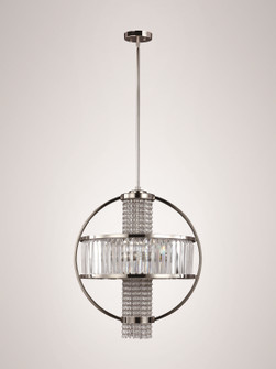 Metropolis Four Light Chandelier in Polished Nickel (360|CD100734PN)