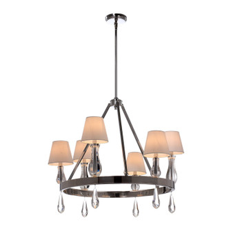 Sophia Six Light Chandelier in Chrome (360|CD100656CH)
