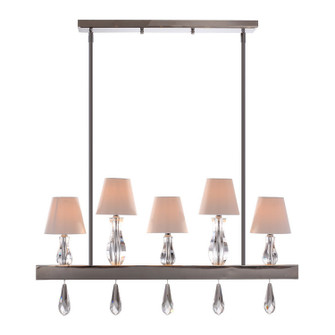 Sophia Five Light Chandelier in Chrome (360|CD100655CH)
