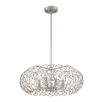 Helios Eight Light Chandelier in Satin Nickel (360|CD100308SN)