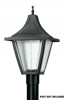 LED Vanguard One Light Post Mount in Black (301|610LR15W)