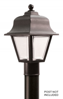 Providence One Light Post Mount in Black (301|220TCBK)