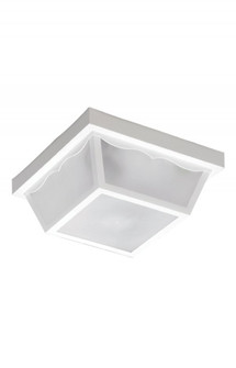 LED Townhouse One Light Ceiling Mount in White (301|156FMLR15WWH)
