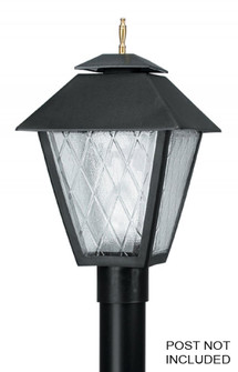Colonial Hid One Light Post Mount in Black (301|110C70MH)