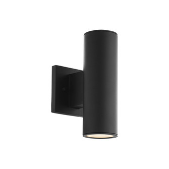 Cylinder LED Wall Sconce in Black (34|WSW19021230BK)