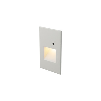 Step Light With Photocell LED Step and Wall Light in White on Aluminum (34|WLLED20330WT)