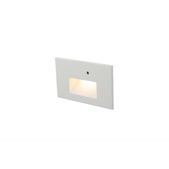 Step Light With Photocell LED Step and Wall Light in White on Aluminum (34|WLLED103AMWT)