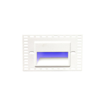 Led100 LED Step and Wall Light in White On Aluminum (34|WLLED100TRBLWT)