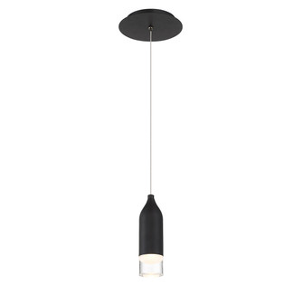 Action LED Pendant in Black (34|PD76908BK)