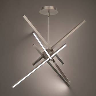 Parallax LED Pendant in Brushed Nickel (34|PD73139BN)