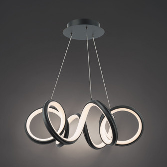 Mamba LED Pendant in Black (34|PD71226BK)