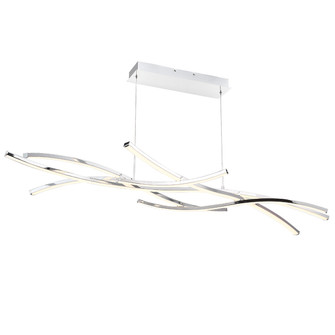 Divergence LED Chandelier in Chrome (34|PD60964CH)