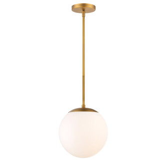 Niveous LED Pendant in Aged Brass (34|PD52310AB)