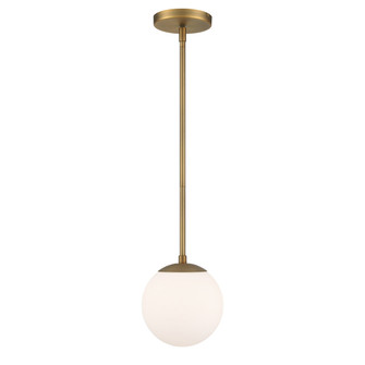 Niveous LED Pendant in Aged Brass (34|PD52307AB)