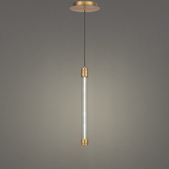 Jedi LED Mini Pendant in Aged Brass (34|PD51315AB)