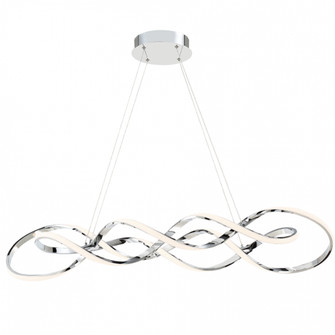 Interlace LED Pendant in Chrome (34|PD47839CH)