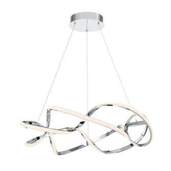 Interlace LED Pendant in Chrome (34|PD47828CH)