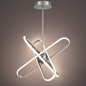 Valerius LED Chandelier in Brushed Nickel (34|PD37224BN)