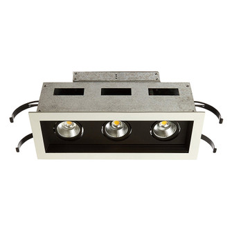 Mini Led Multiple Spots LED Three Light Remodel Housing with Trim and Light Engine in Black (34|MT3LD311RW940BK)