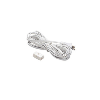 L Track Power Cord in White (34|LCORDSETWT)