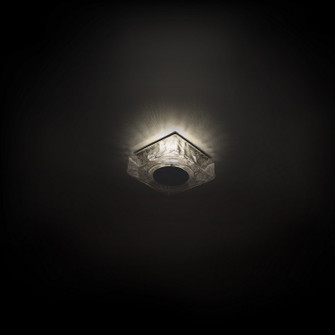 Cuboid LED Outdoor Flush Mount in Black (34|FMW7131035BK)