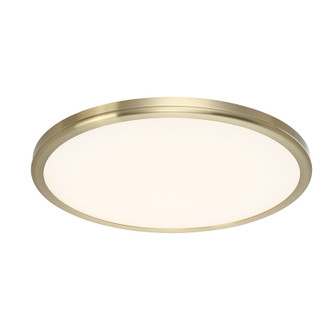 Geos LED Flush Mount in Brushed Brass (34|FM462227BR)